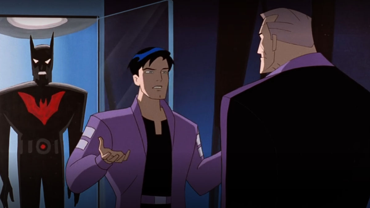 Terry McGuiness and Bruce Wayne in Batman Beyond.