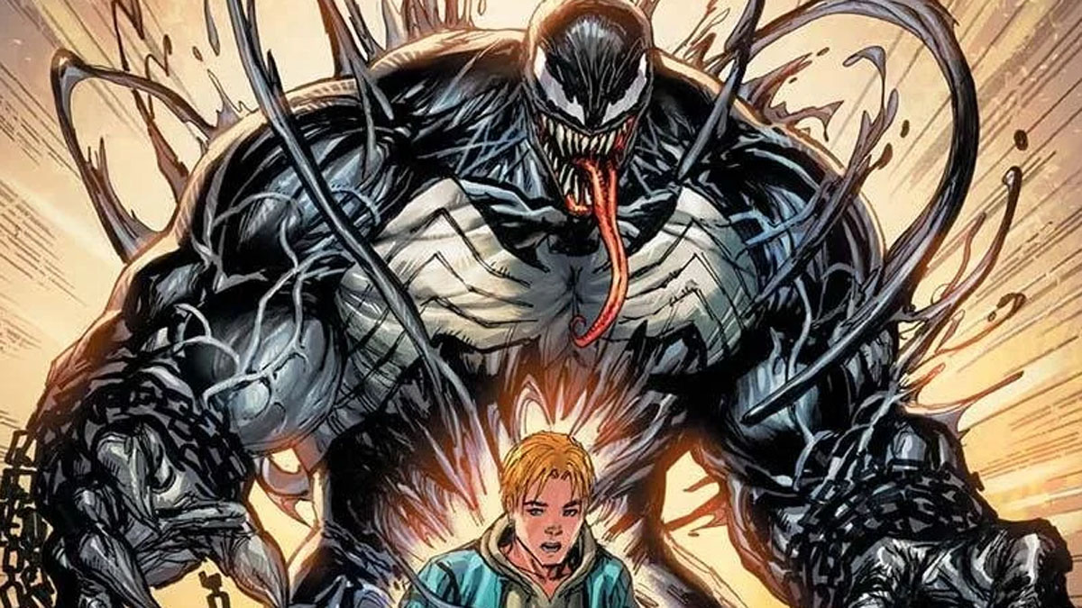 Dylan Brock changes into Venom.