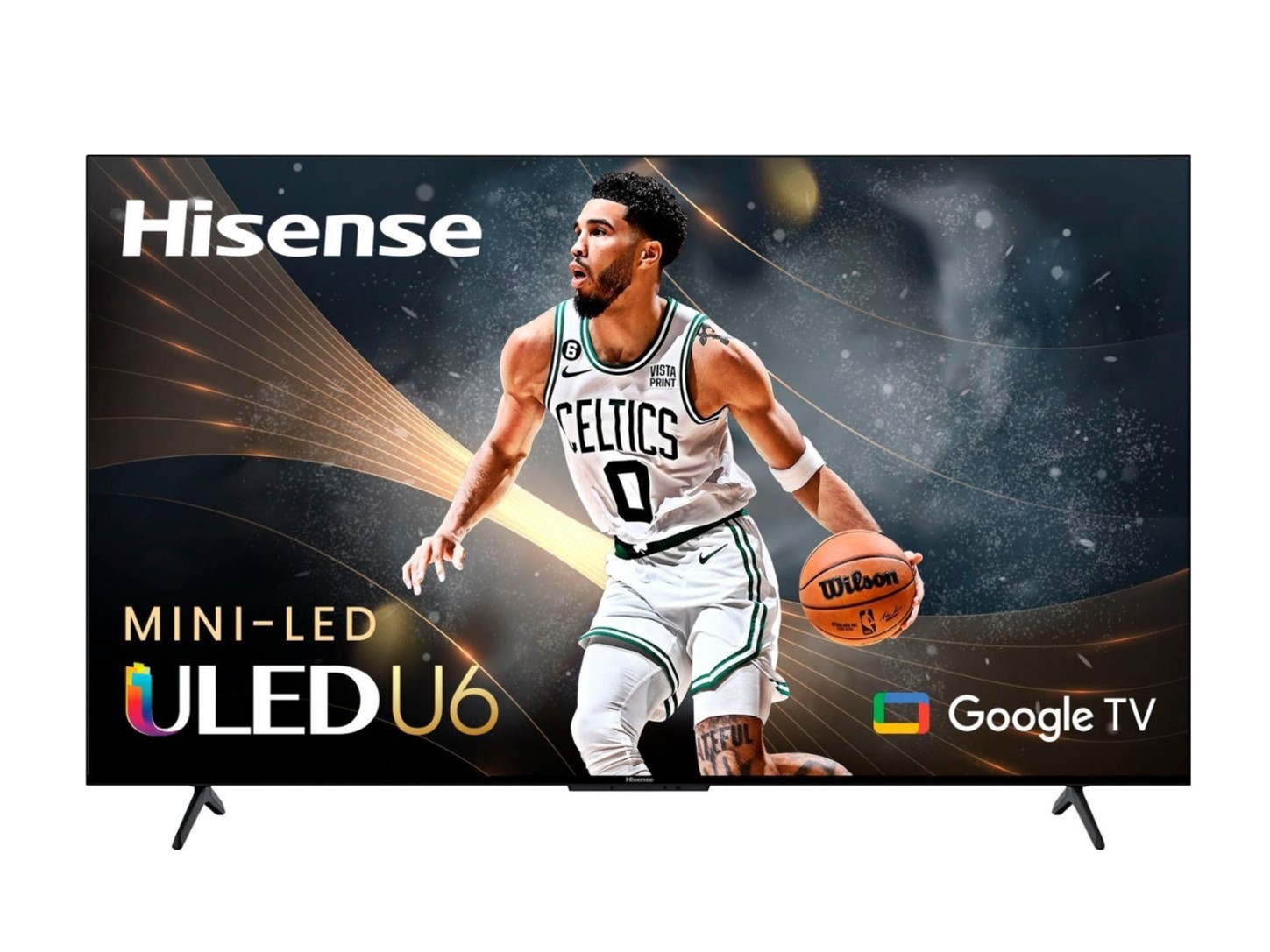 Hisense 75 클래스 U6 시리즈 4K HDR 미니 LED QLED 스마트 Google TV