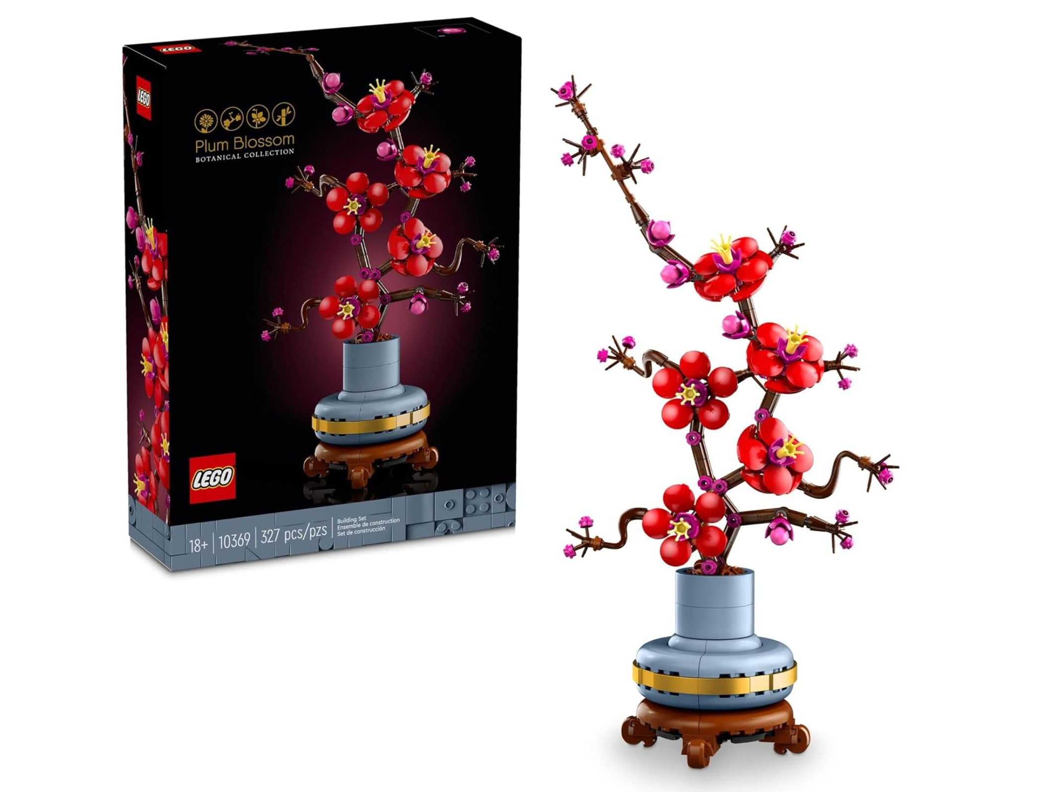 LEGO Icons Plum Blossom Flower Décor