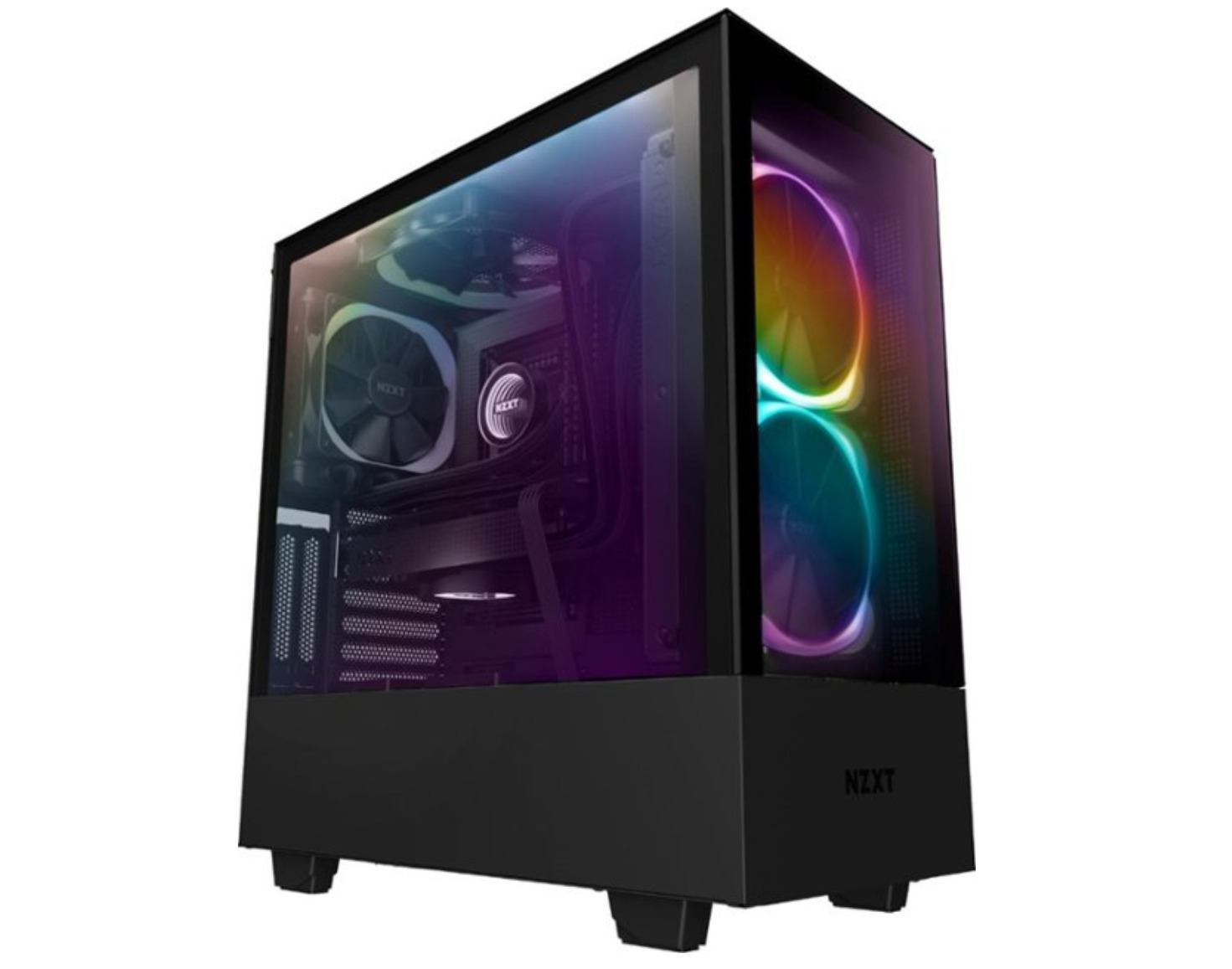 Gabinete torre média ATX compacto NZXT H510 Elite