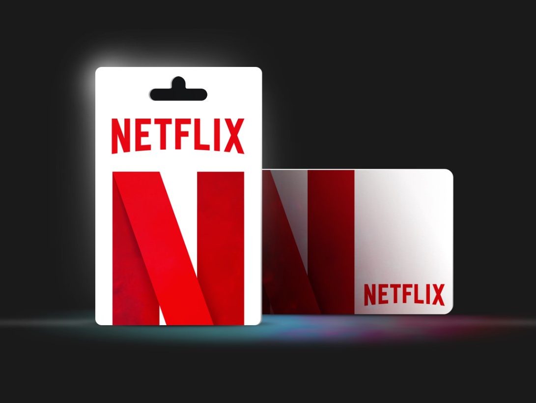 Изображение героя подарочной карты Netflix.