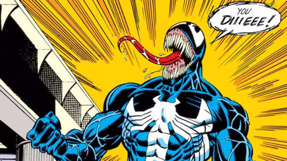 Eddie Brock as Venom.