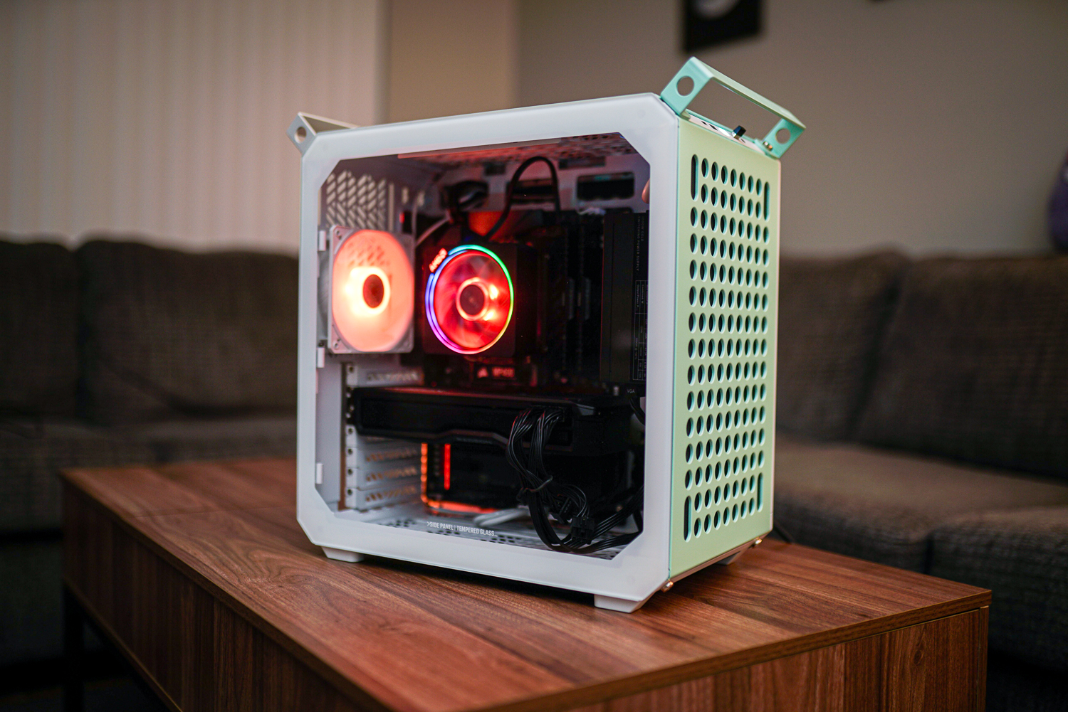 cooler master qube 500 flat pack impressions review 05