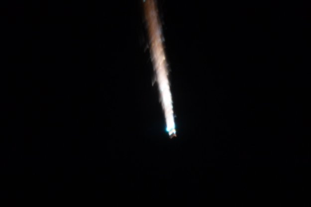 Russia's Progress MS-23 spacecraft burning up in Earth's atmosphere.