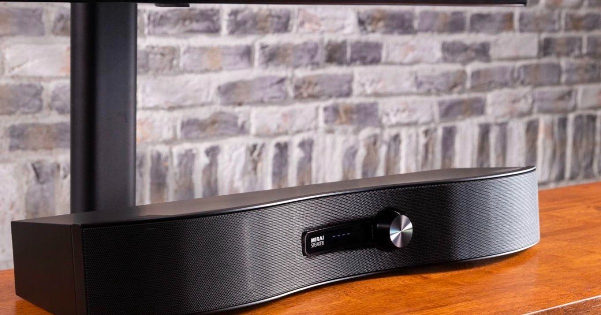 This soundbar uses curved speakers for better TV dialogue | Digital 