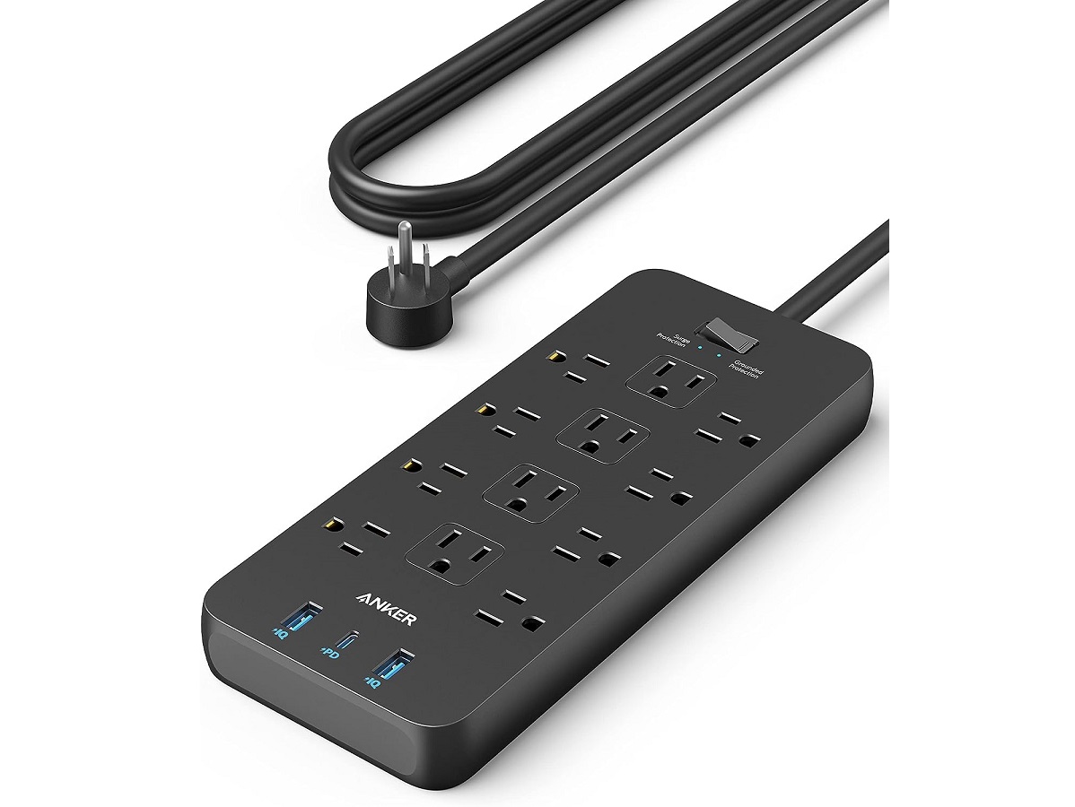 Power Strip With 4 Outlets 4 Usb Ports Home Office Wifi Remote