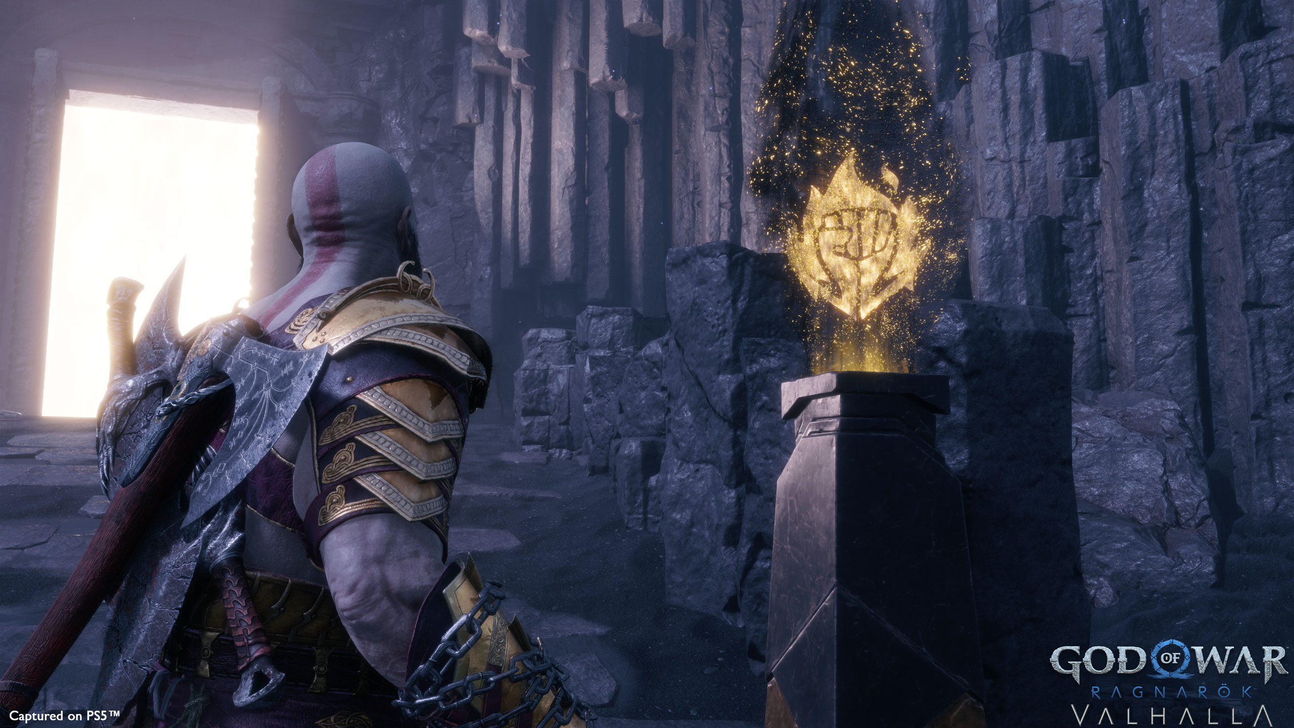 Kratos choisit une capacité Spartan Rage dans God of War Ragnarok Valhalla.