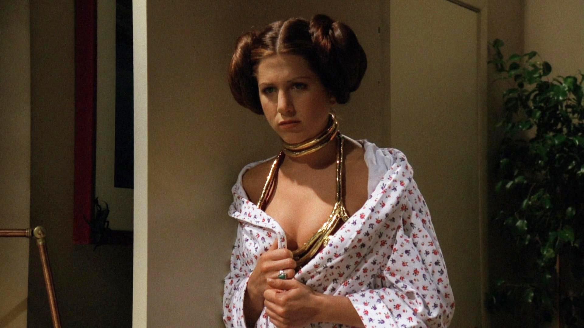 Rachel se vistió como la princesa Leia en Friends.