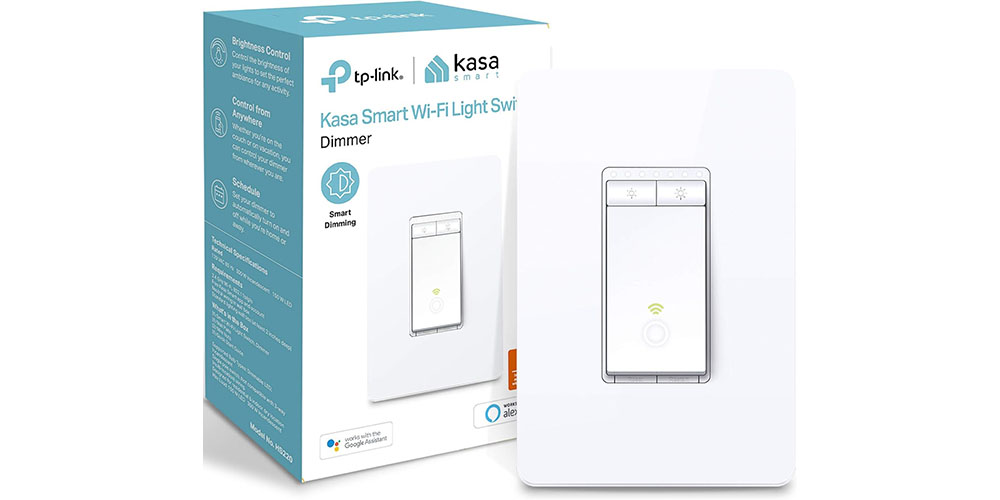 Le Kasa Smart Dimmer sur fond blanc.