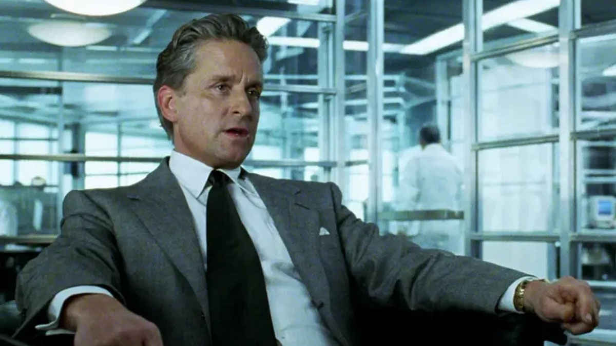 Michael Douglas in The Game.