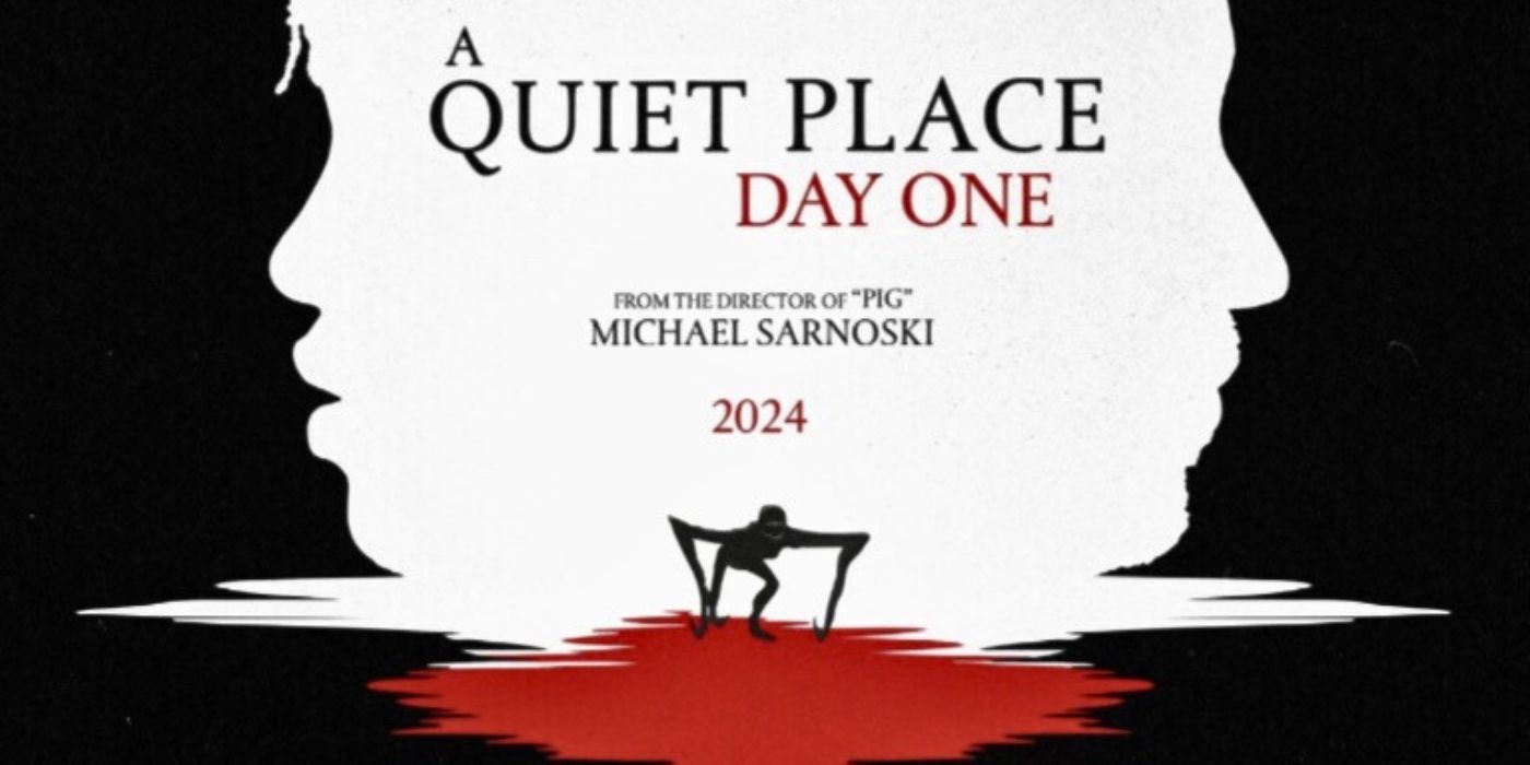The poster for A Quiet Place Day One