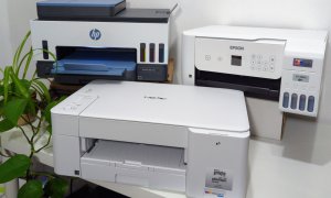 Three printers from top brands, HP, Epson, and Brother.