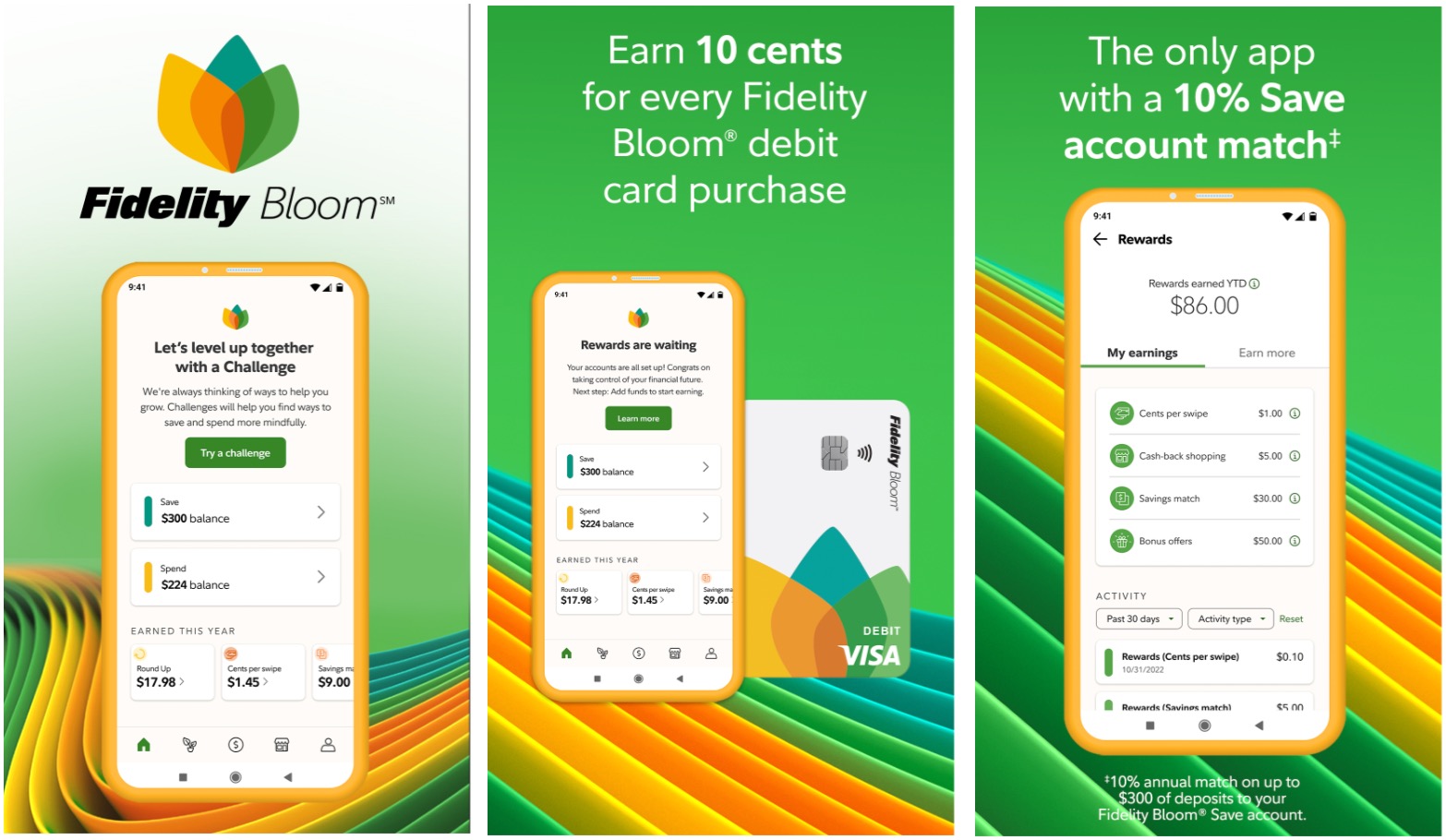 Fidelity Bloom app. 