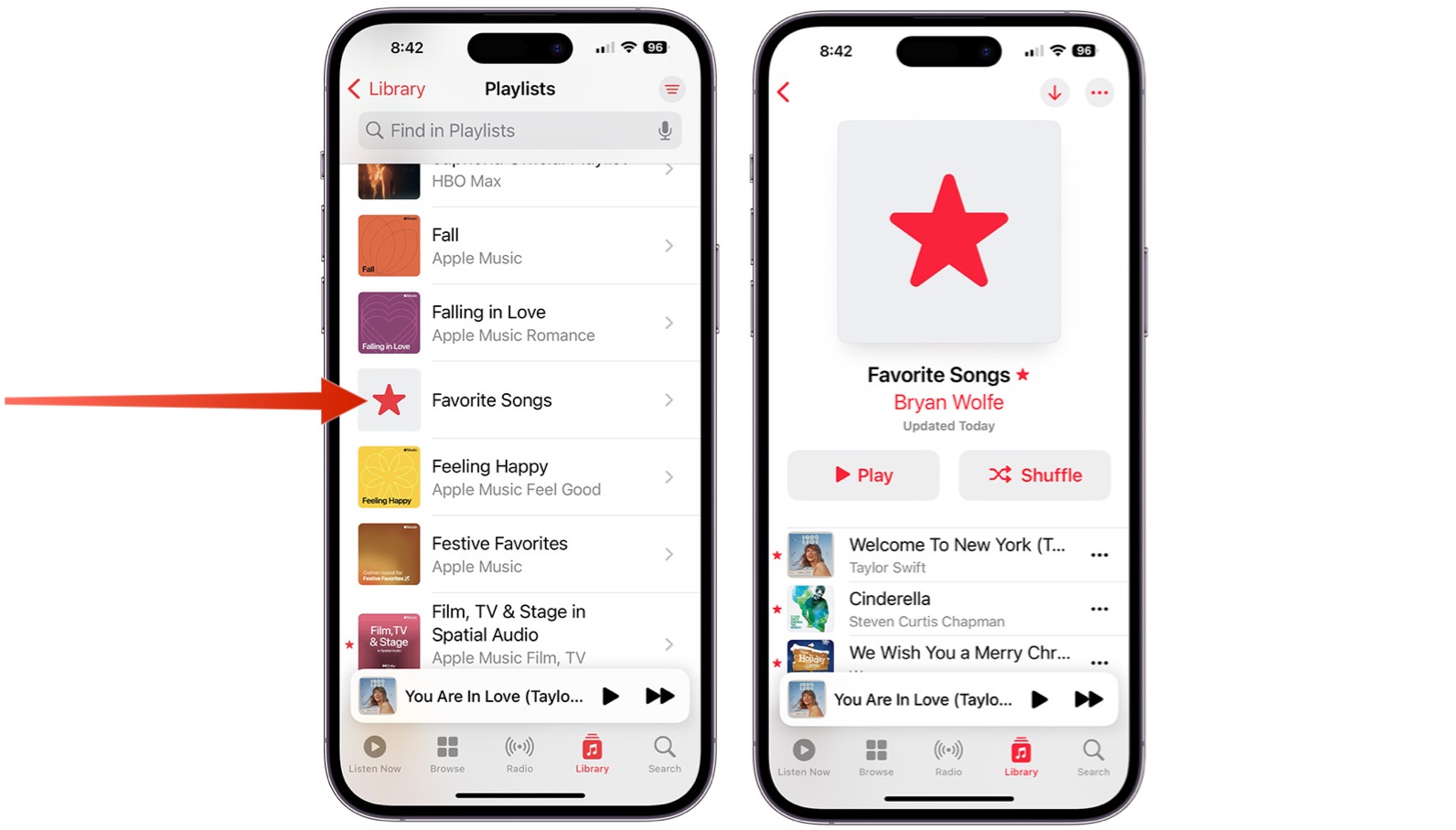 How to use Apple Music's Favorite Songs playlist in iOS 17