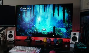 Hollow Knight running on a KTC monitor.