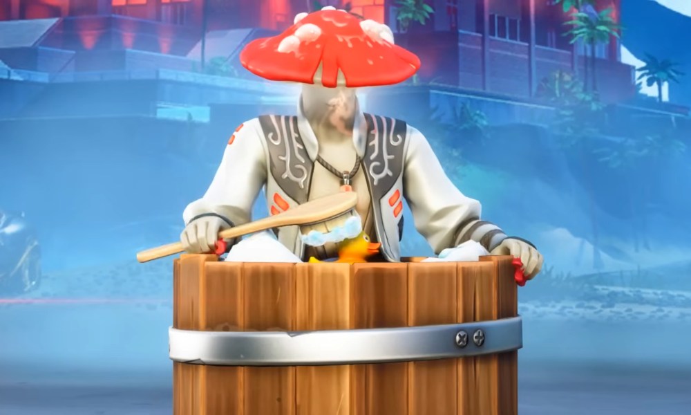 Redcap in a bucket bath.