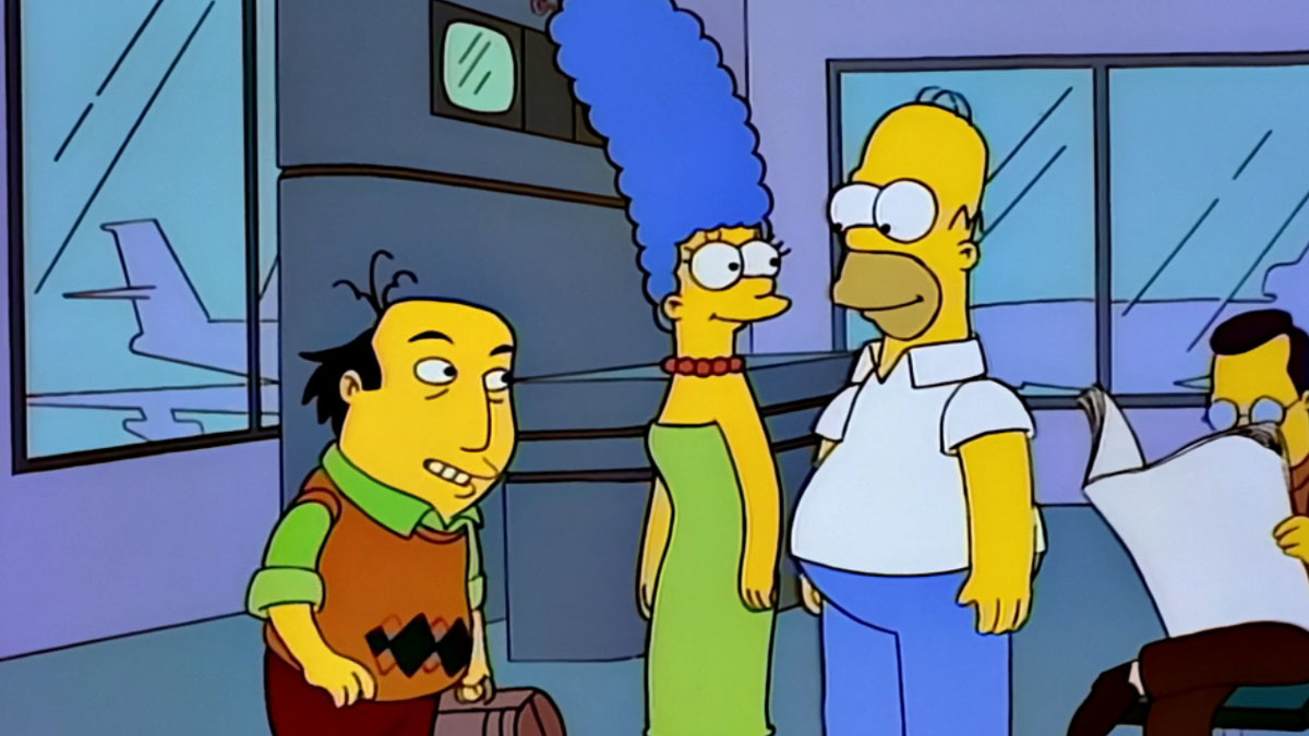 Jay Sherman conoce a Los Simpson.