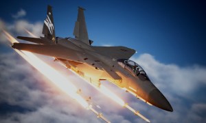 Ace Combat 7: Skies Unknown Deluxe Edition running on Nintendo Switch.