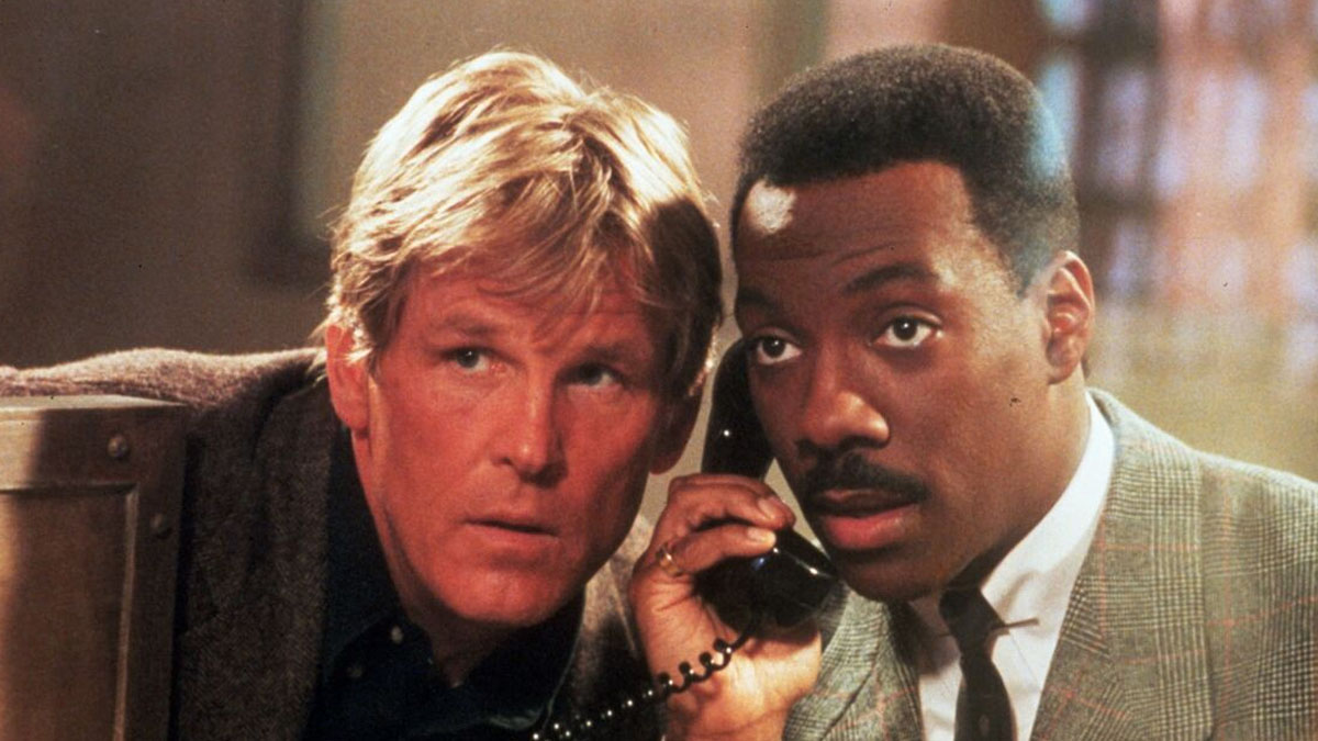 Nick Nolte et Eddie Murphy dans 48 heures supplémentaires.