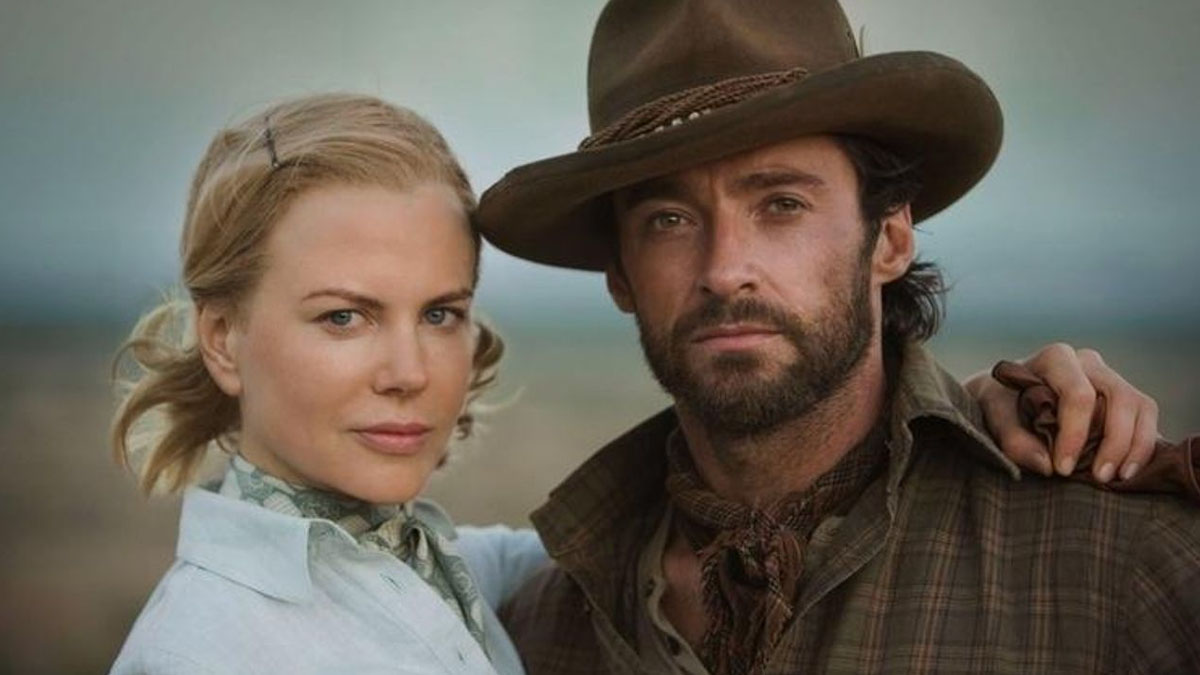 Nicole Kidman e Hugh Jackman na Austrália.