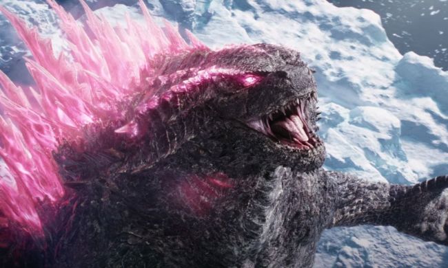 Godzilla has pink spikes in Godzilla x Kong