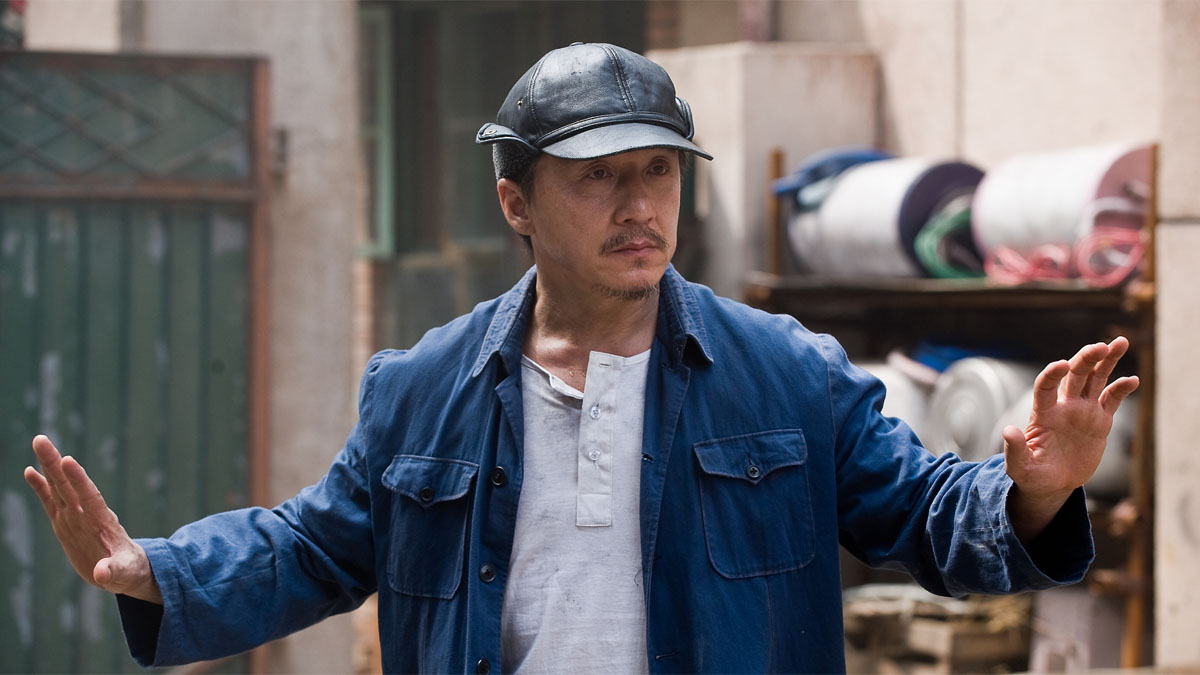 Jackie Chan dans Karate Kid (2010).