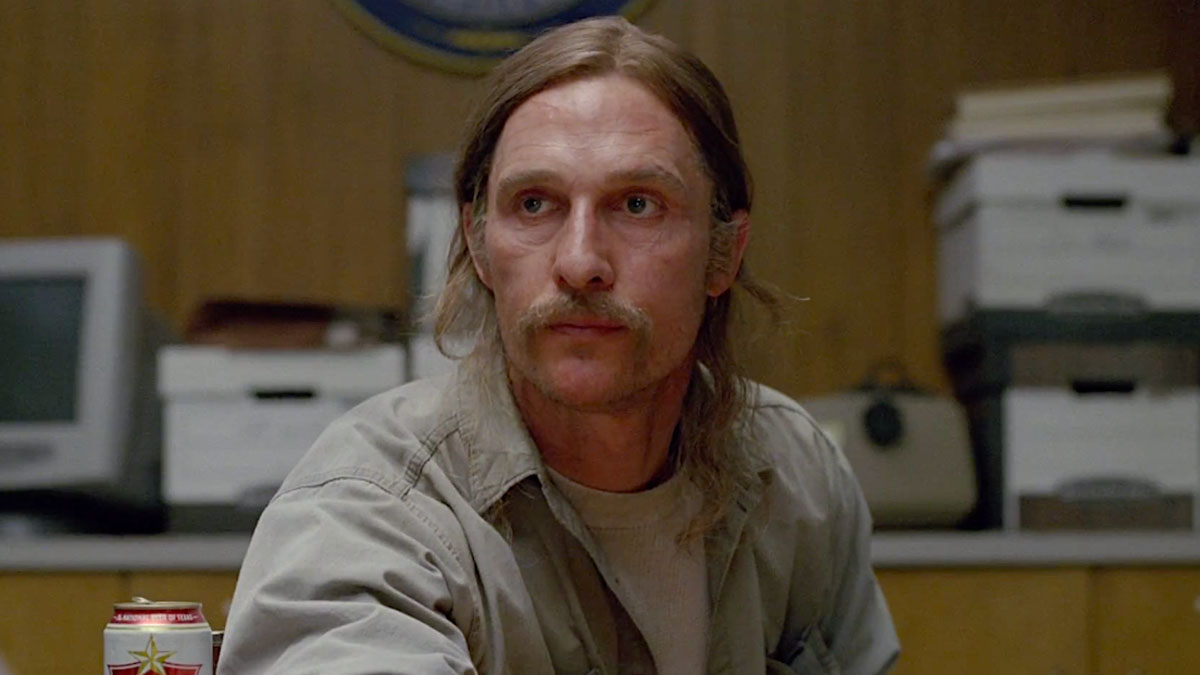 Matthew McConaughey en la temporada 1 de True Detective.