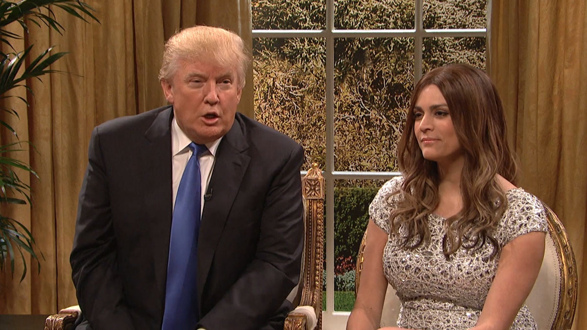 Donald Trump en Saturday Night Live.