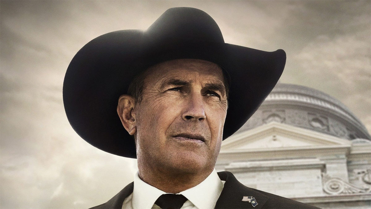 Kevin Costner em Yellowstone.