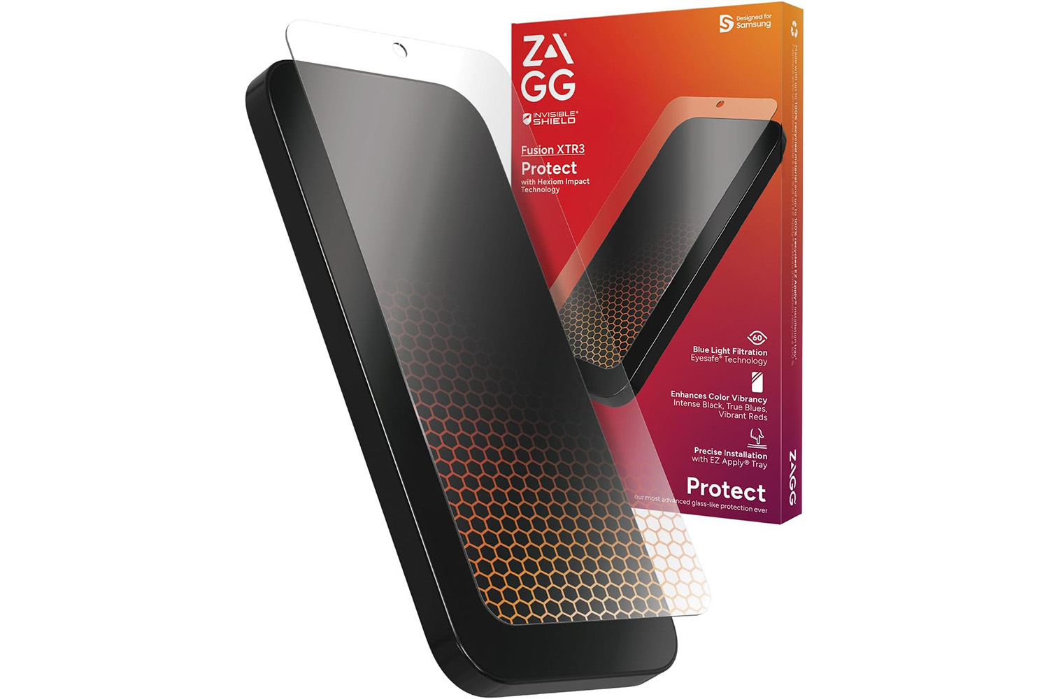ZAGG InvisibleShield Fusion Privacy Antiglare Screen Protector for Galaxy S24  Ultra