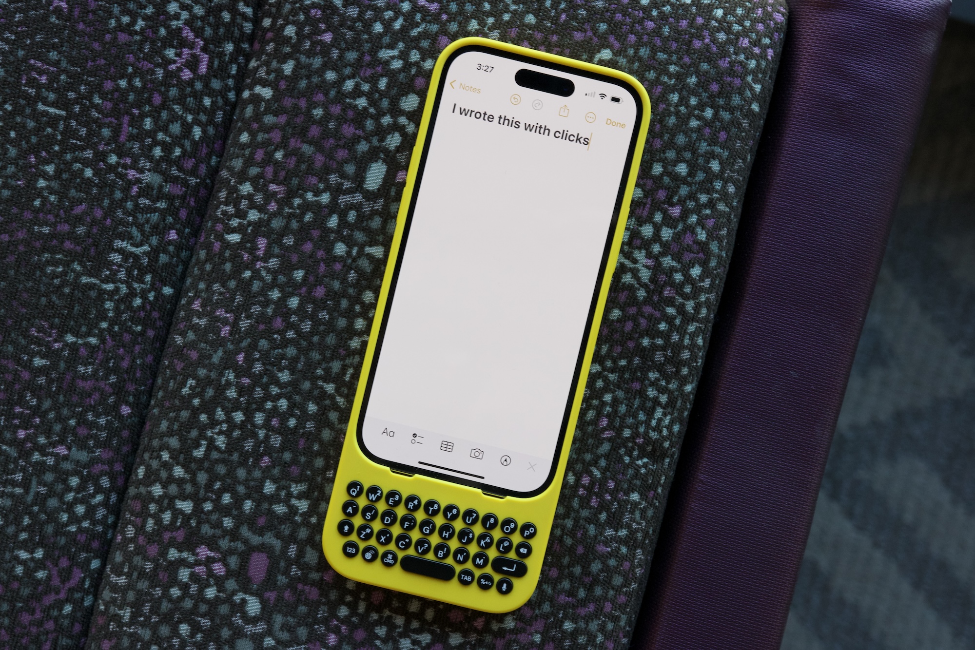 I Used One Of The Coolest IPhone Accessories In Years At CES 2024   Clicks Iphone Keyboard Hands On 9 