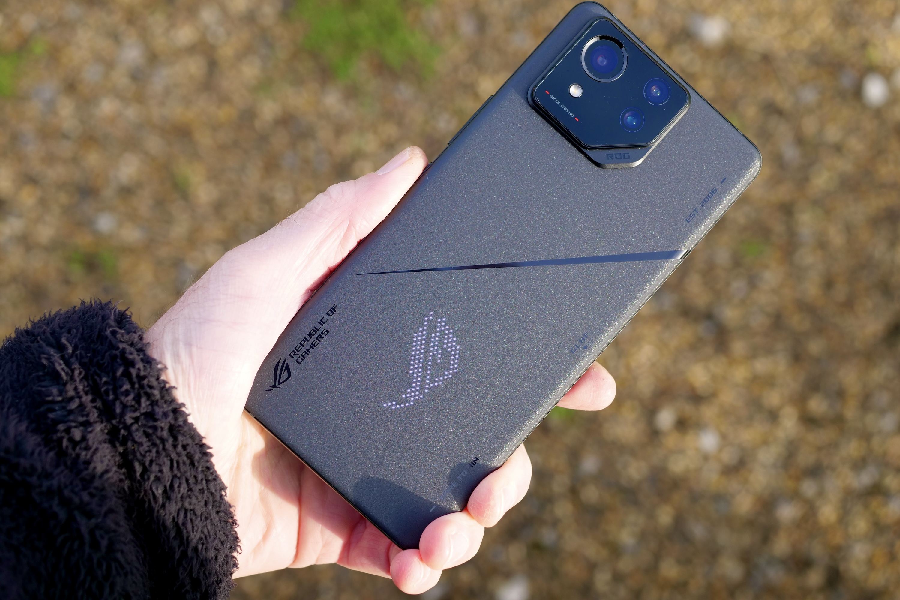ASUS ROG Phone 8 Pro poses for the camera from all angles