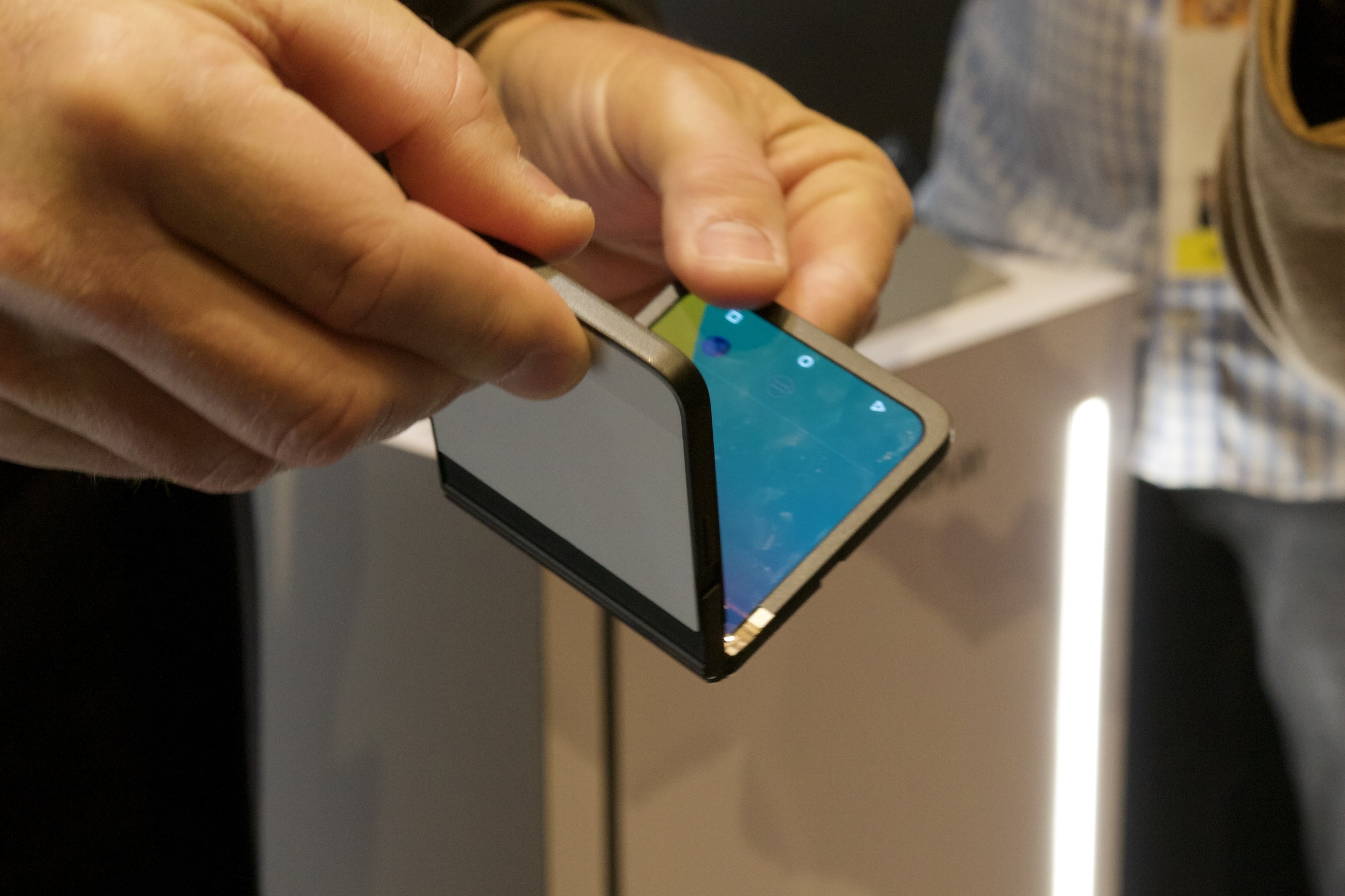 I Saw The Future Of Folding Phones At CES 2024 ChroniclesLive   Samsung Display In And Out Folding Phone 3 