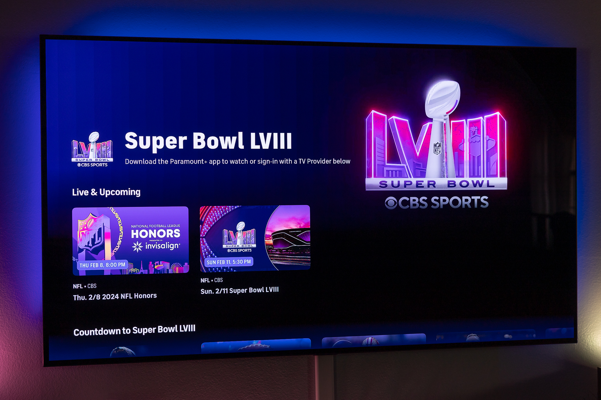 NFL Super Bowl LVIII (58) - February 11, 2024 
