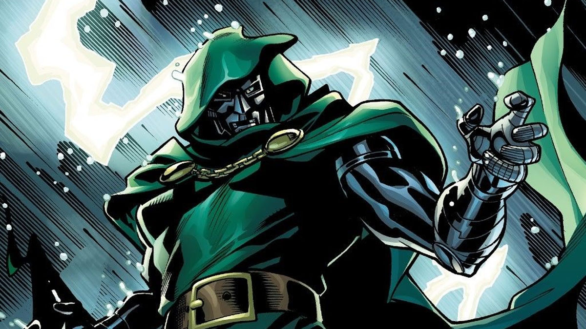 Doctor Doom strikes a menacing pose.