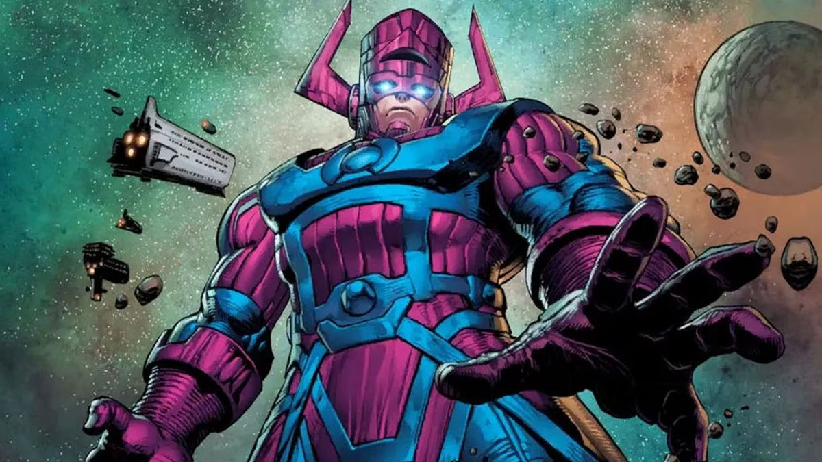 Galactus ocupa un lugar destacado en una imagen de Marvel Comics.