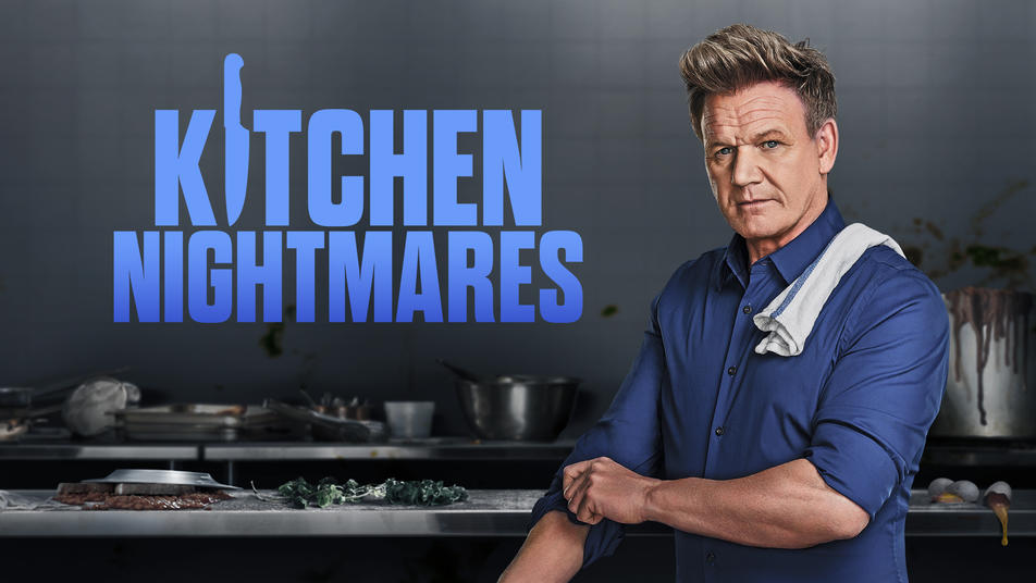 Gordon Ramsay arregaça a manga para Kitchen Nightmares.