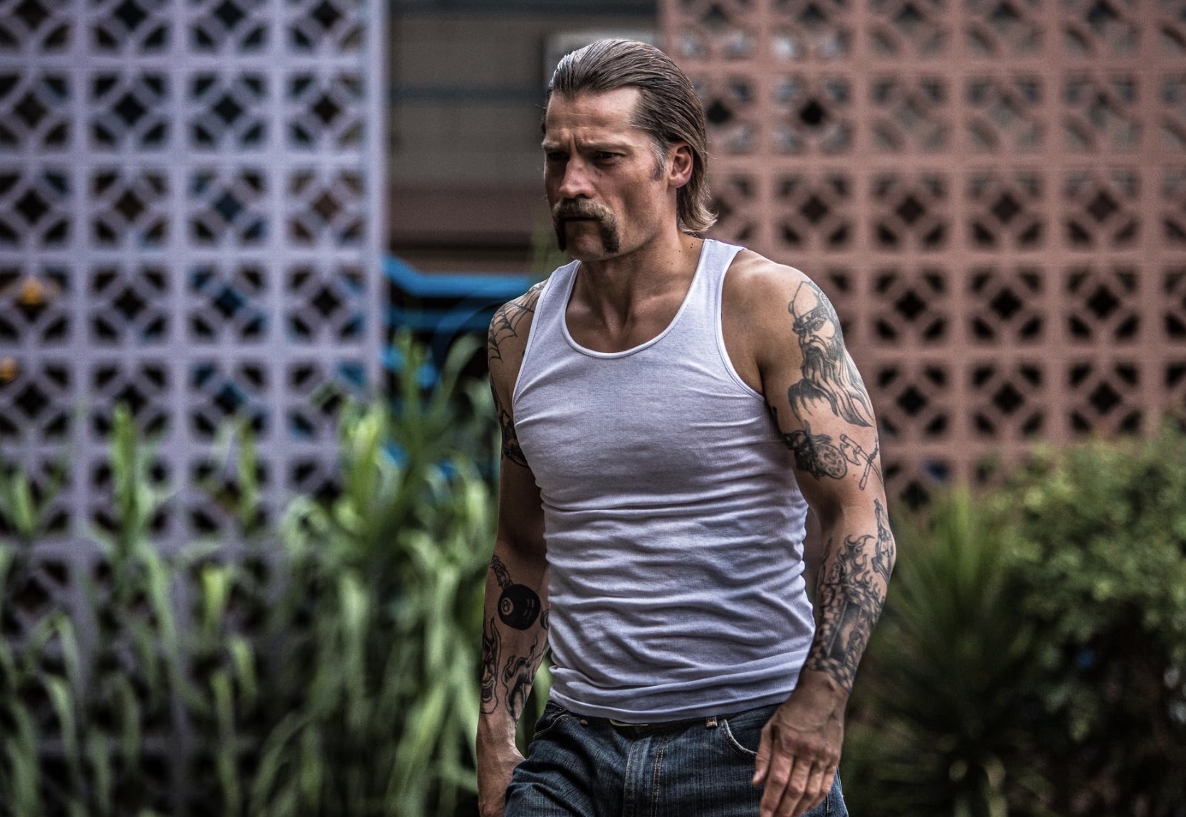 Nikolaj Coster-Waldau in Shot Caller.