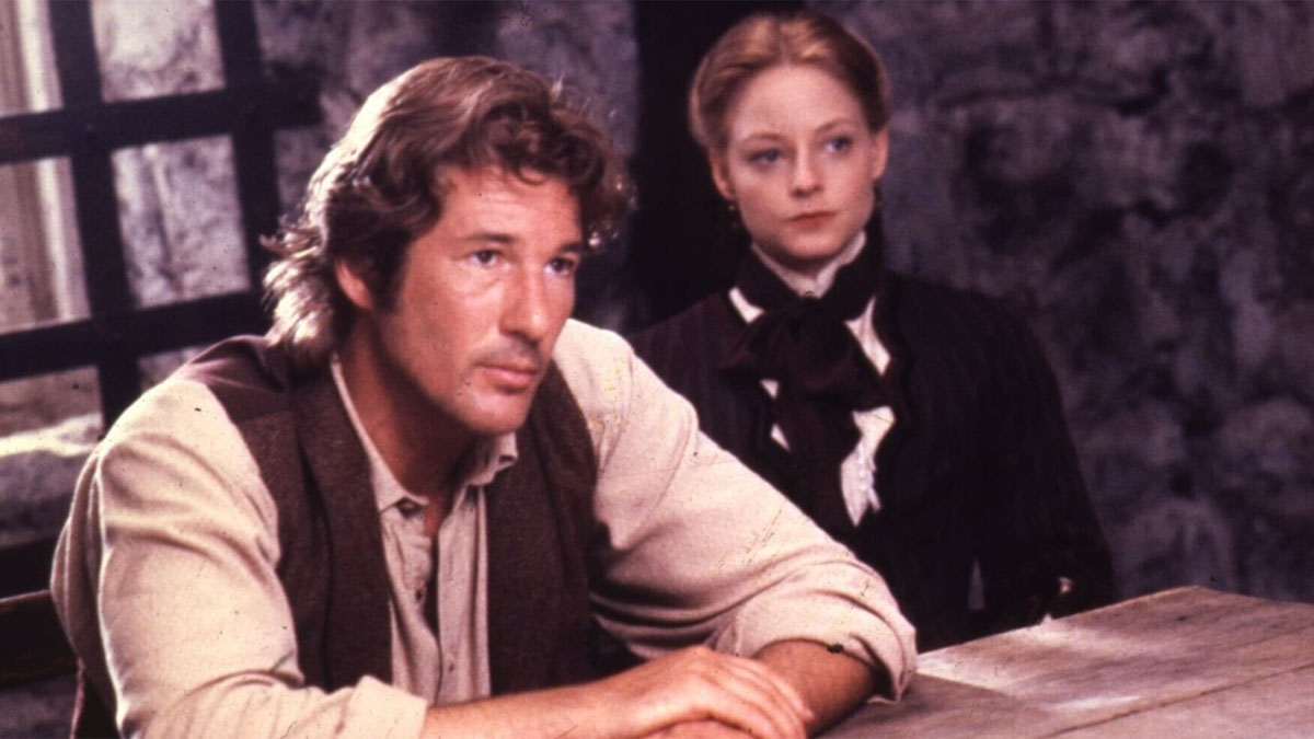 Richard Gere e Jodie Foster em Sommersby.