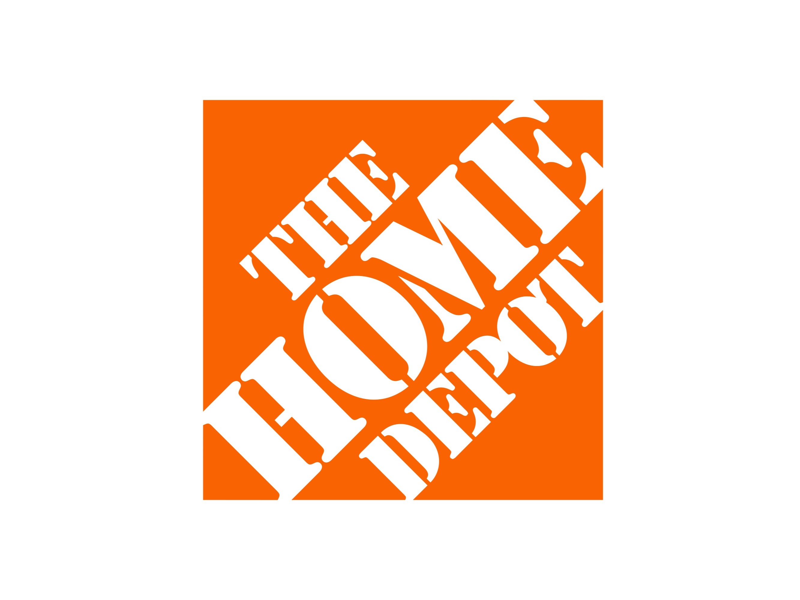 O logotipo da marca Home Depot