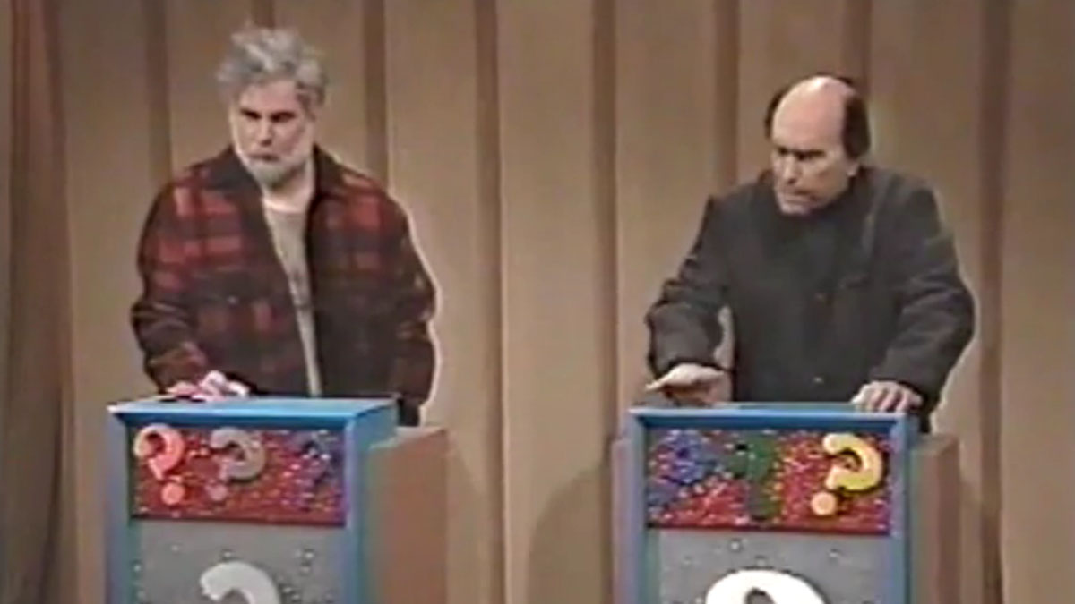 Garth Brooks e Robert Duvall no Saturday Night Live.