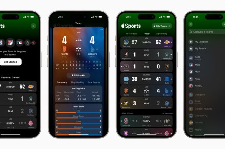 Apple Sports app looks to rule live scores and stats on iOS