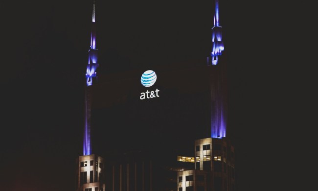 AT&T's logo.