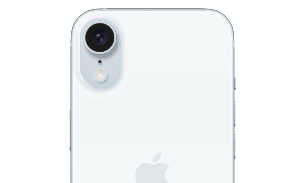 Mockup of fourth-generation iPhone SE camera bump.