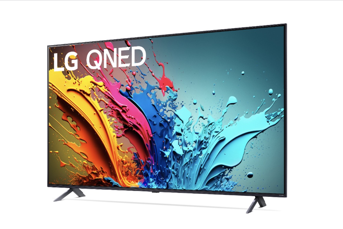 2024년형 LG QNED85T 시리즈 4K LED TV.