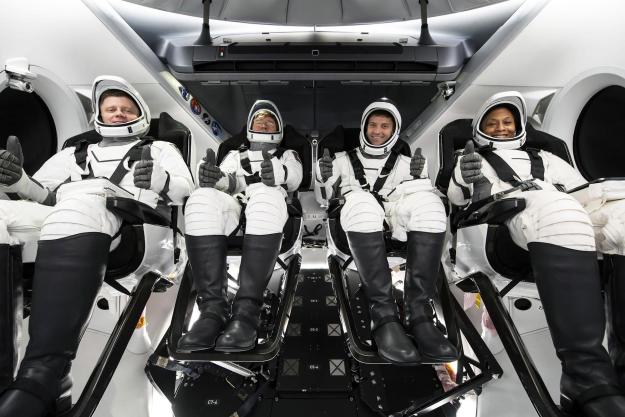 SpaceX Crew-8 ahead of their flight to the space station.