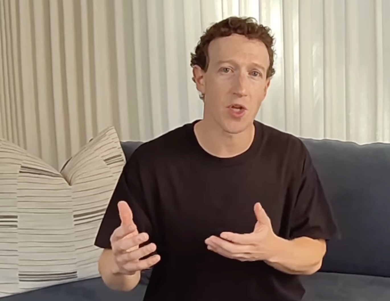 Mark Zuckerberg spricht über Quest 3 und Vision Pro.