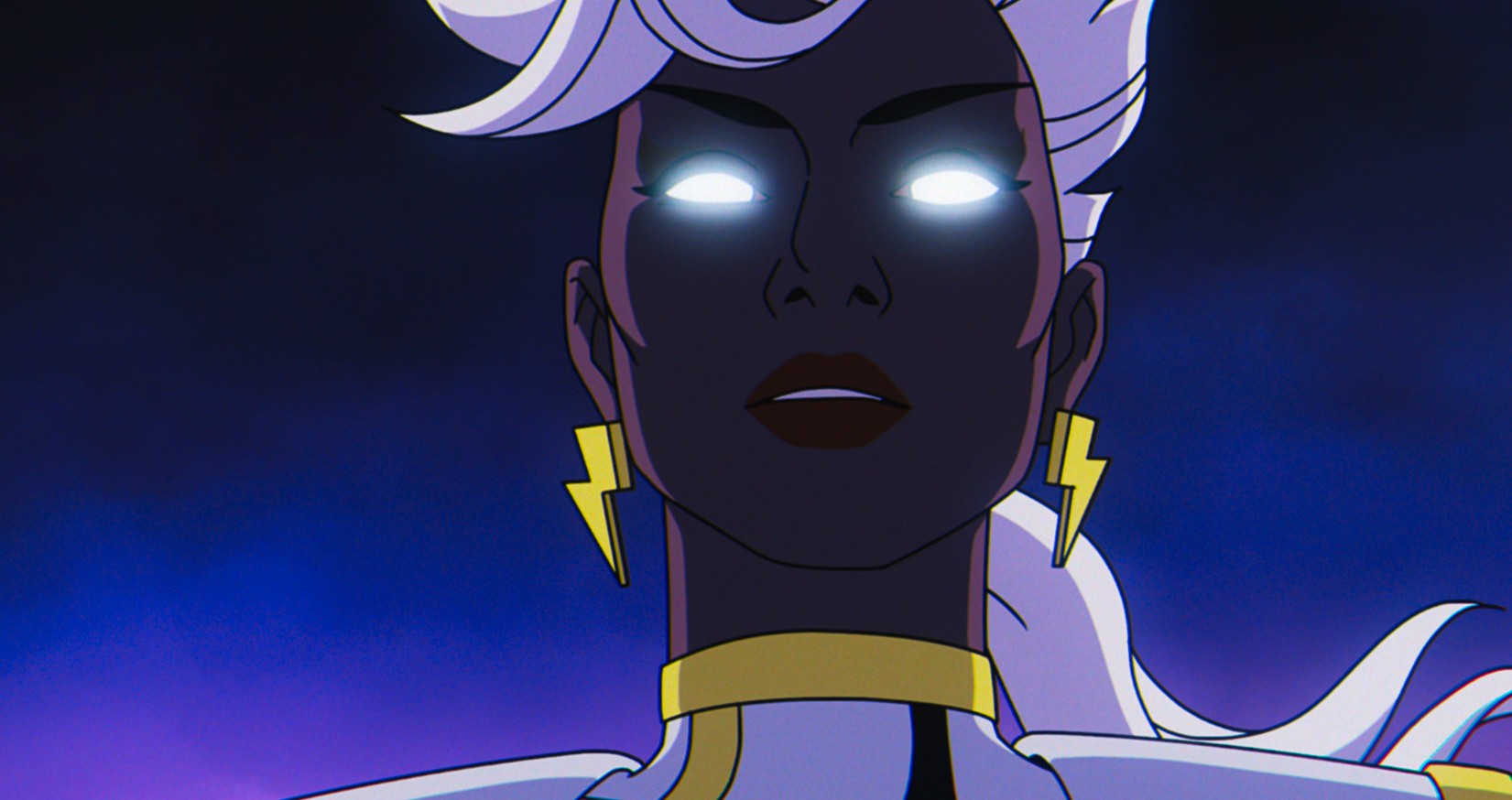 Storm prepares to use her powers in X-Men '97.