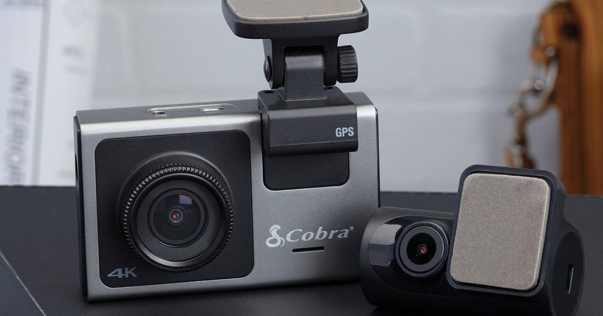 Save 0 on this Cobra dash cam with rear view camera